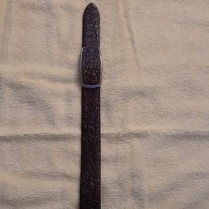 Hundred percent leather men's belt made in Germany